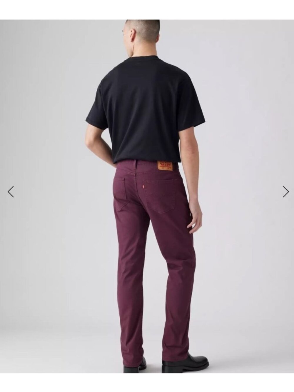 New Levi’s 514 Straight Jeans Size 33 x 32 Burgundy Straight Leg